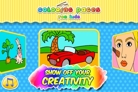 Coloring Pages for Kids - Color Book Painting Games for Girls & Boys screenshot 3