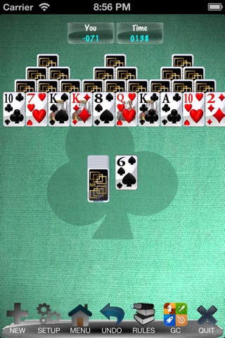 TriPeaks Solitaire by Nerdicus Rex screenshot 2