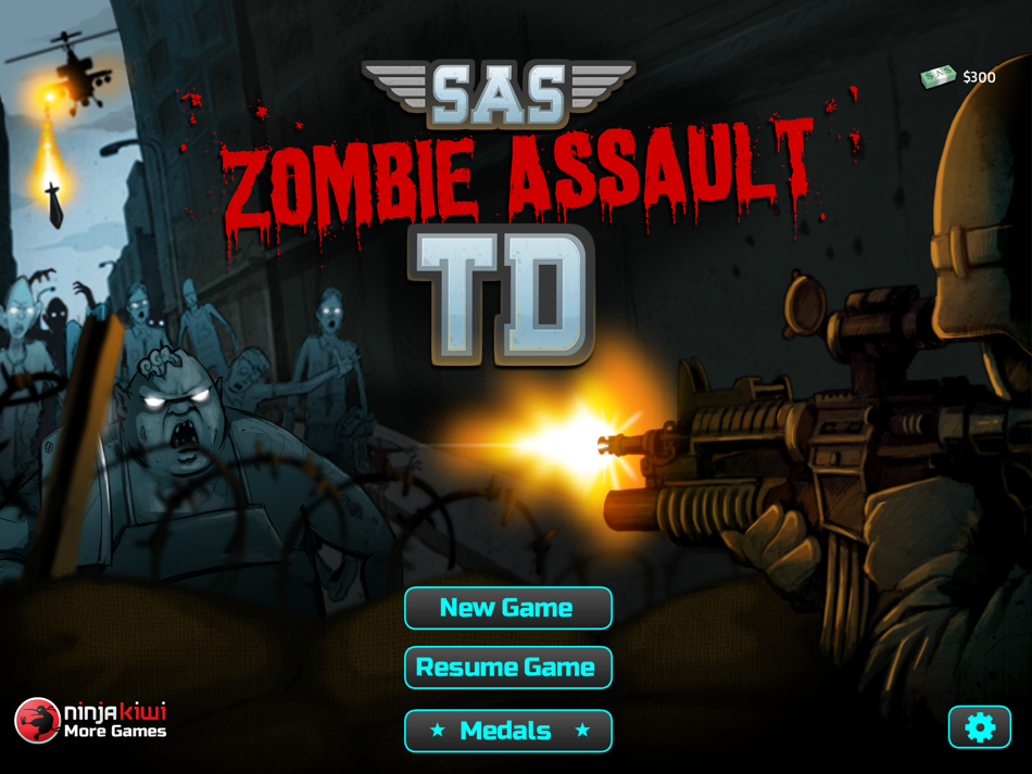 #1. SAS: Zombie Assault TD HD (iOS) di: Ninja Kiwi