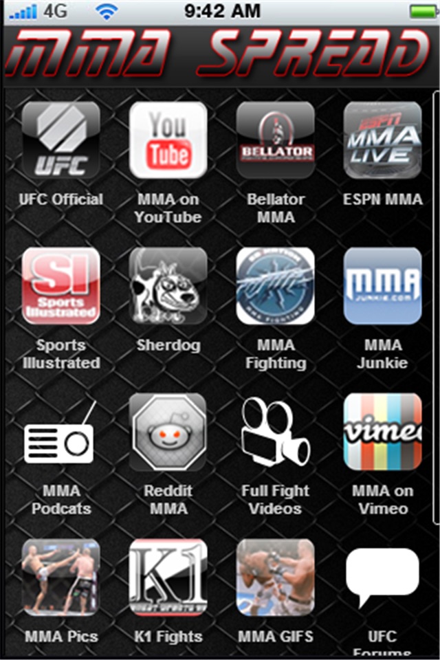 MMA Spread screenshot 2