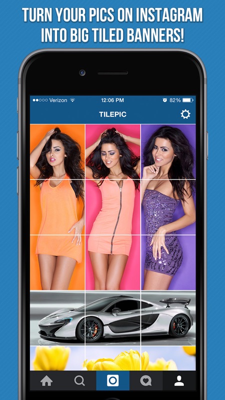 Tile Pic A Photo Editor Booth To Create Banner Pictures For