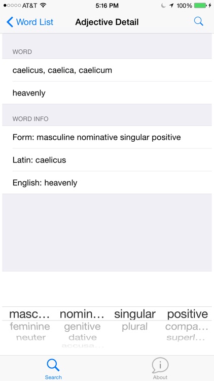 Whitaker's Latin Dictionary screenshot-3