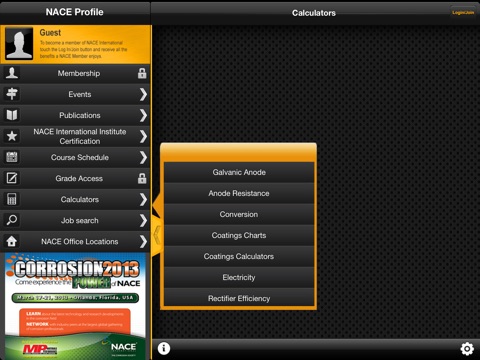The NACE International Corrosion App-iPad Edition screenshot 3