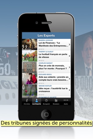 Economie Matin pour iOS4 screenshot 4