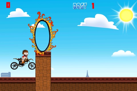 Top Flying Jumping Crazy Biker Race Guy Game screenshot 3