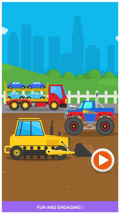 Peekaboo Trucks Cars and Things That Go Lite Learning Game for Kids screenshot-4