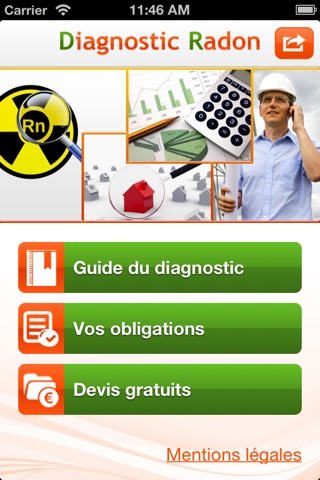 Diagnostic Radon screenshot 2