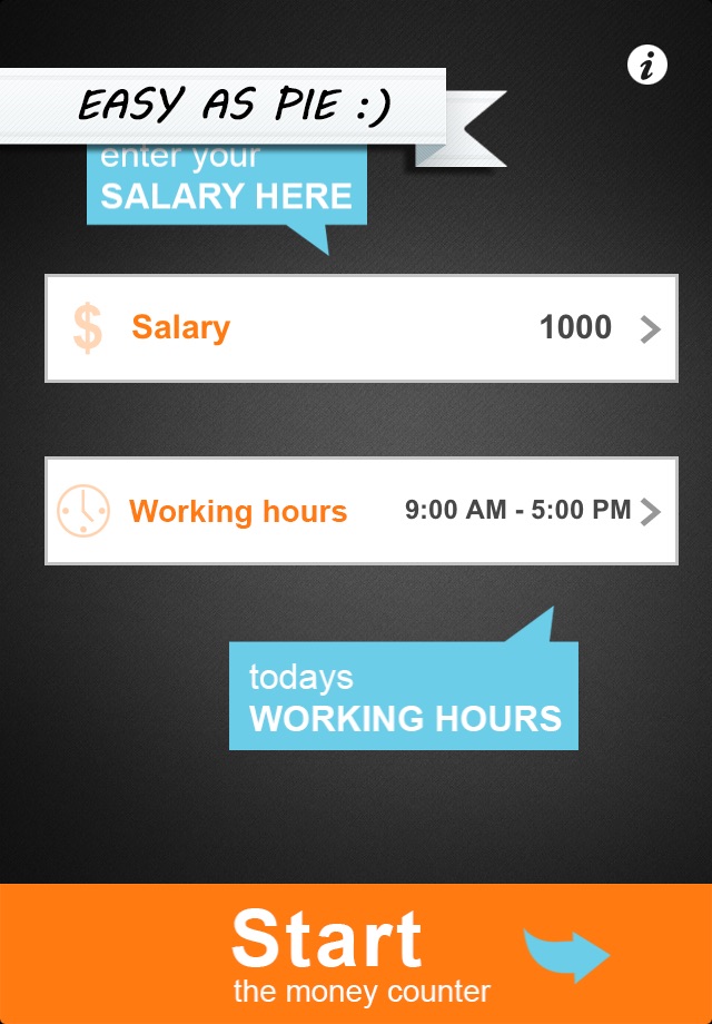 Your salary in real time screenshot 3