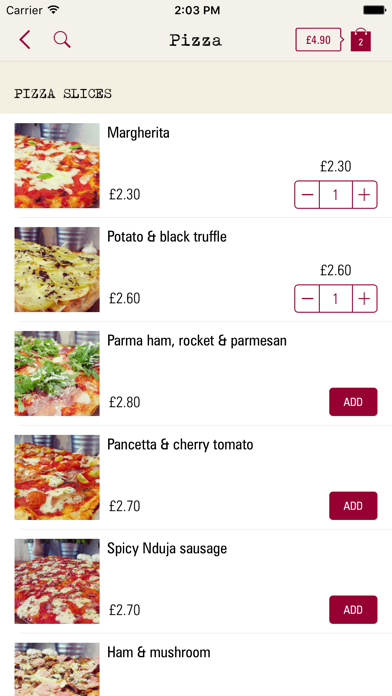 Screenshot #3 pour MySlice Pizza