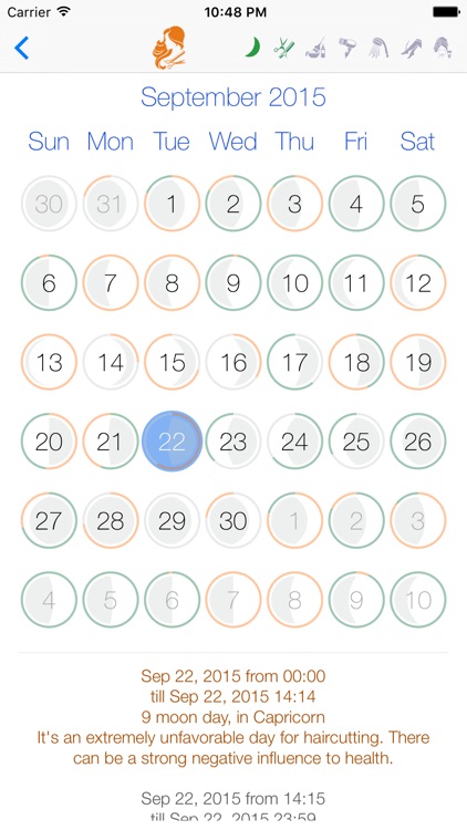 Hairсare calendar. Haircut & hairstyle lunar calendar: beauty and style.