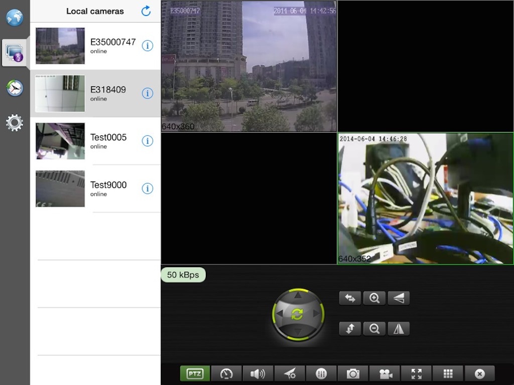 p2pCamViewer-HD screenshot 3