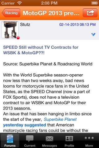 WristTwisters Motorcycle Forum screenshot 3