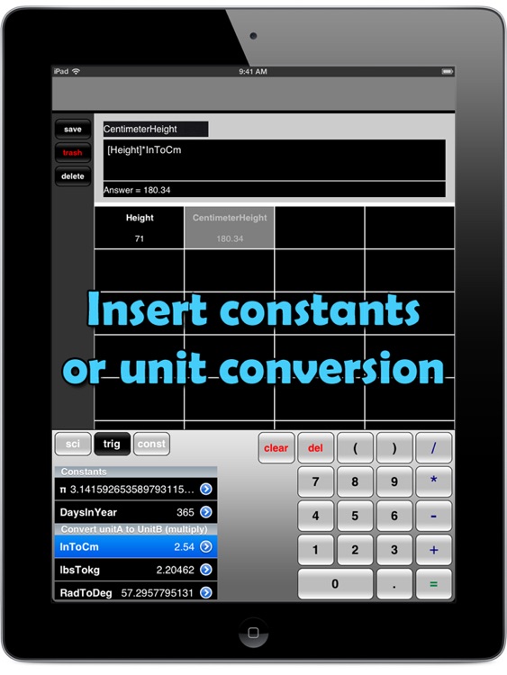 Magic Calculator - Scientific Calculator with Spread Sheet screenshot-3