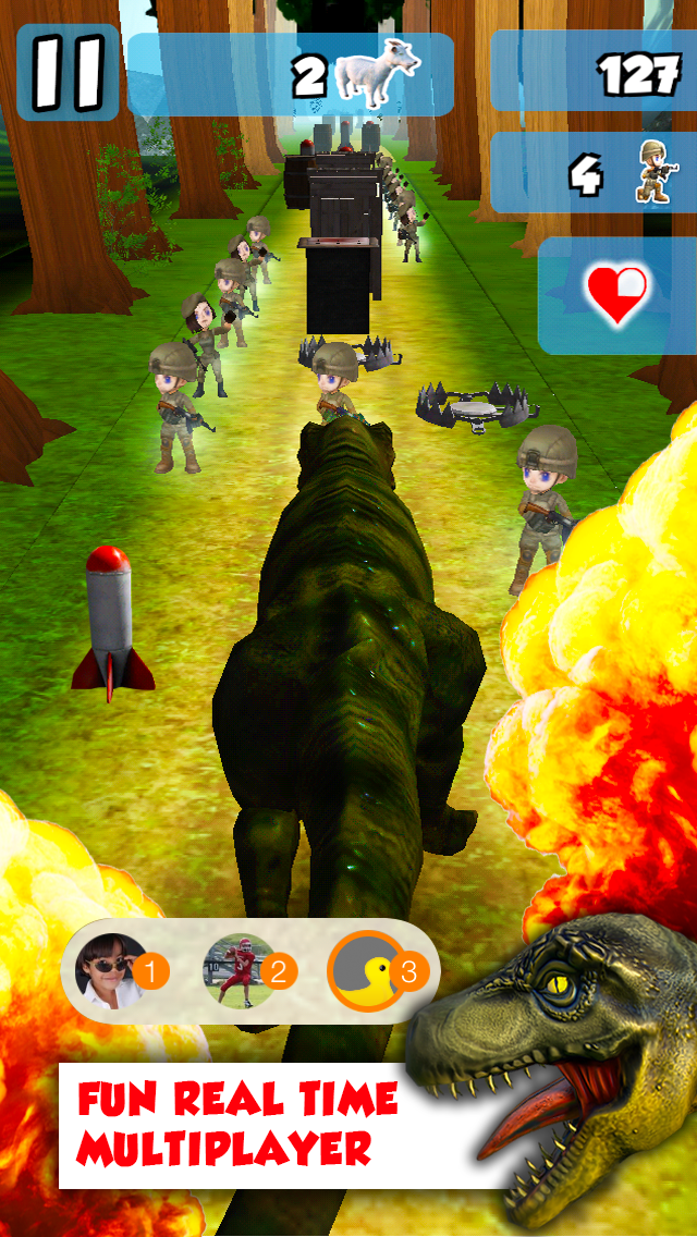 A Rex Rampage With 3D - Dangerous Dinosaurs Walking & Run-ning to Destroy & Devour Everything!のおすすめ画像5