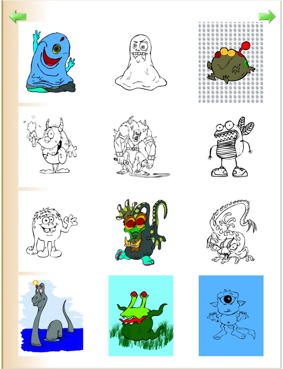 The monsters coloring book screenshot-4