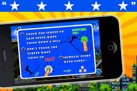A Roller Derby Candy Dash - Free Downhill Racing Game screenshot 3
