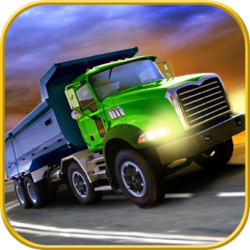 Truck on the Move: Best 3D Free Driving Challenge Game with Highway, City and Quick Cargo Delivery Icon