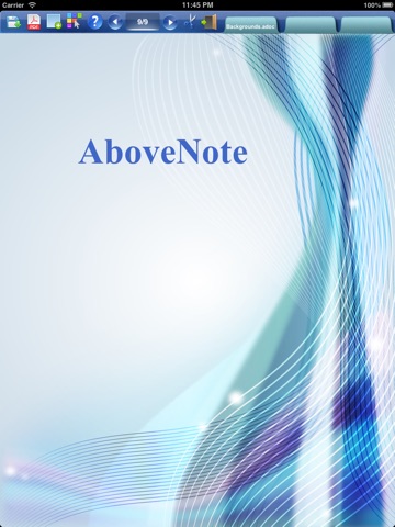 AboveNoteLite - create PDF with spreadsheet, chart, image, text and drawing screenshot 3