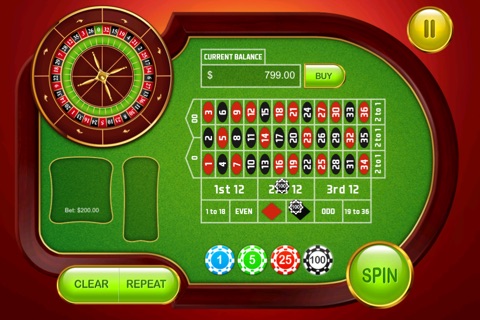 Aries Roulette - Real Life Casino Roulette Table screenshot 2