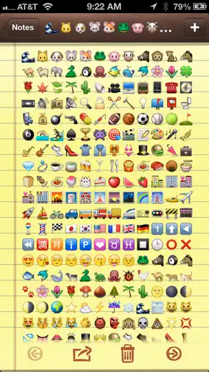Emoji Characters And Smileys Free! iPhone Ekran Görüntüsü 4