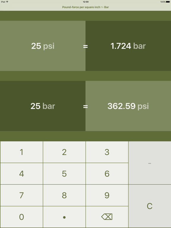Screenshot #5 pour Pound-Force Per Square Inch To Bar | Psi To Bar
