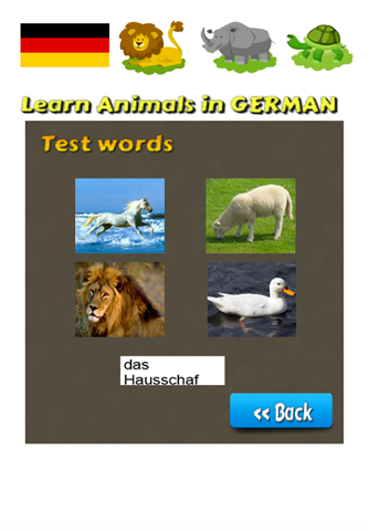 Learn Animals in German Language screenshot 2