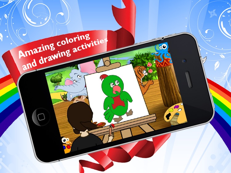 Tinky and Minky - Story of a craked barrel + Kids Coloring activities. screenshot-4
