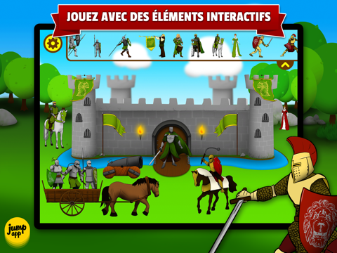 Screenshot #6 pour Sticker Play: Chevaliers, dragons et châteaux
