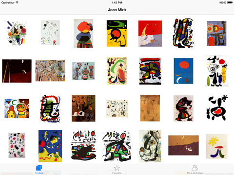 Screenshot #4 pour Miró 128 peintures  (HD  100M+)
