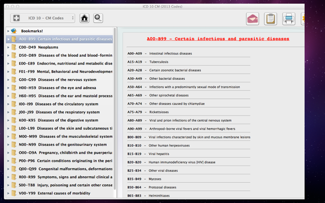 ICD 10 CM (2013 codes)