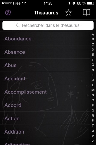 Thesaurus Larousse screenshot 2