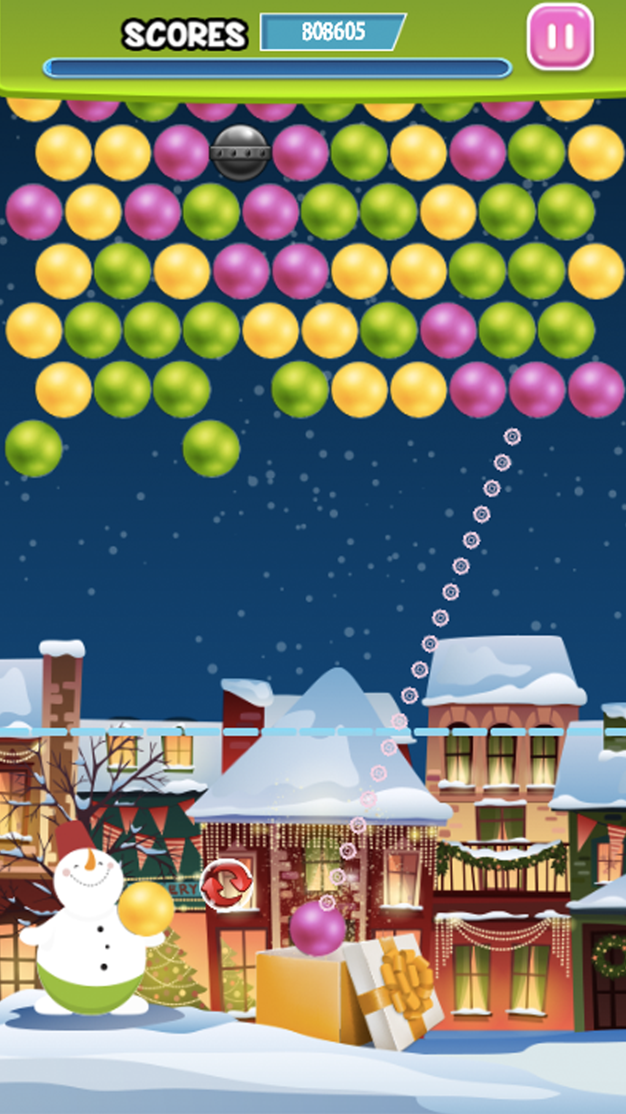 Winter Wonders Deluxe - New Bubble Shooter Mania Free Puzzle screenshot 3