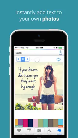 Game screenshot Color Cap - Add custom text to photos & pics for Instagram mod apk