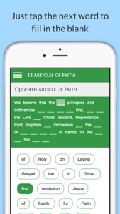 LDS Articles of Faith screenshot #2 for iPhone
