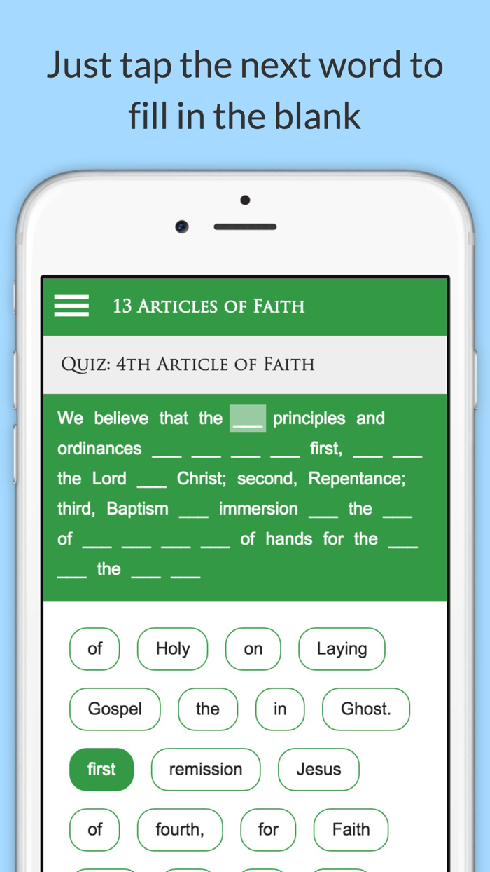 LDS Articles of Faith