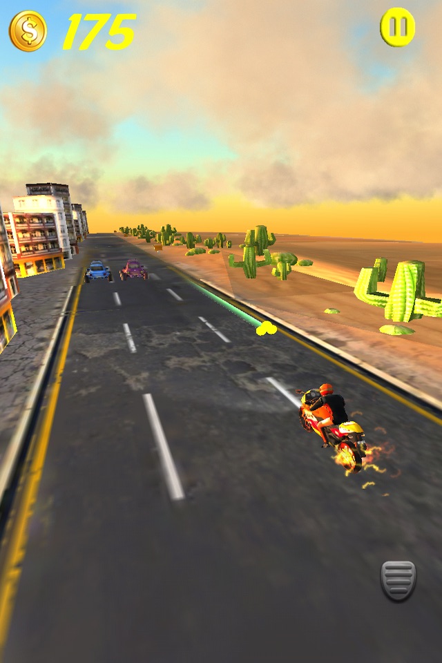 Action Motorcycle 3D Race: Motor-Bike Fury Simulator Racing Game Free screenshot 3