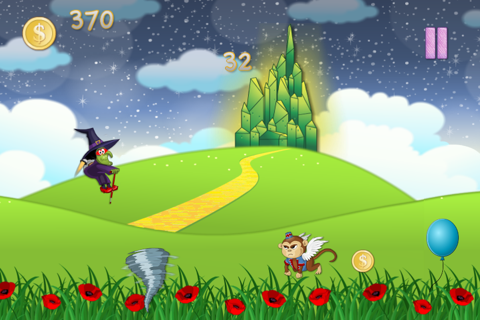 Oz Pogo Witch Jump - Nitro Jetpack Ninja Skills screenshot 2