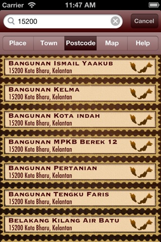 Malaysia Postcode Finder screenshot 4