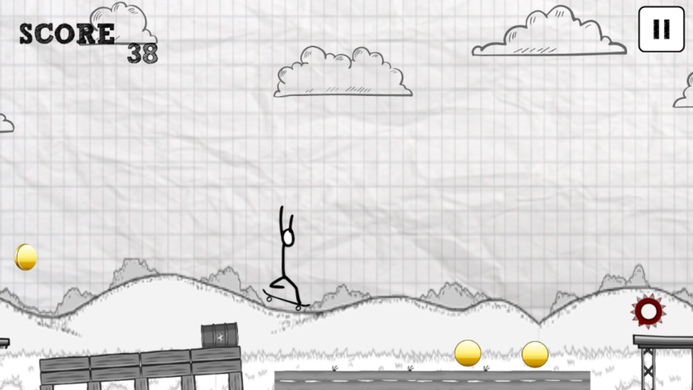 Awesome Skater Stickman