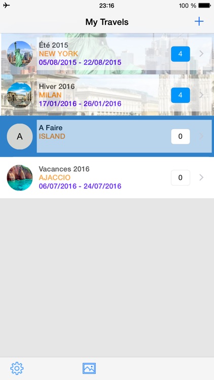 Mes Voyages - My Travels  - My Trips ( Prepare your trip  )