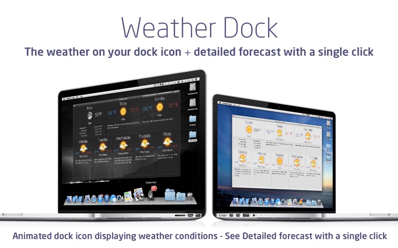 Weather Dock+ 1時間毎の天気予報 screenshot1