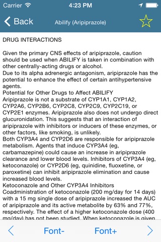 Drug/Interactions from A to Z screenshot 3