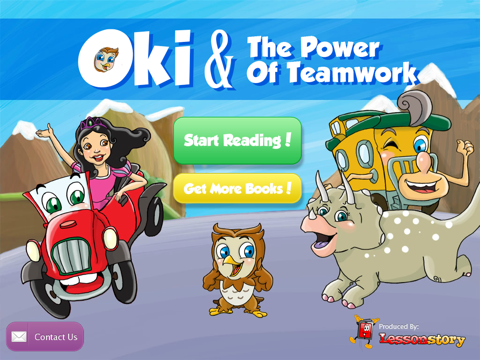 LessonStory: Teamwork iPad screenshot 1 - Book app