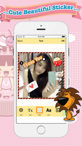 Cute Beautiful Sticker - photo editor, filters, effects, camera plus frames for your screenshot