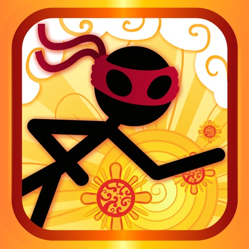 Flying Stickman Ninja - Cool Asian Hero icon