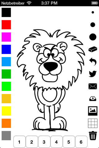 Animal Coloring Book for Children: Learn to color a snake, horse, giraffe, lion and more screenshot 4