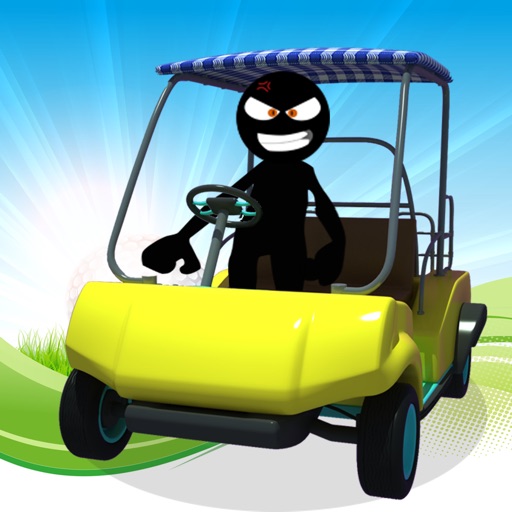 Super Angry Stickman Fairway-s: Super Golf-Karts Go! - Pro icon