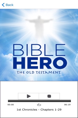 Bible Hero Summary OT Chat: Bible Summary Audios, Old Testament Verses + Music & Chat screenshot 3