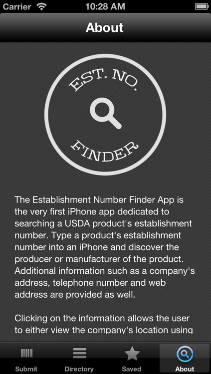 Est. No. Finder