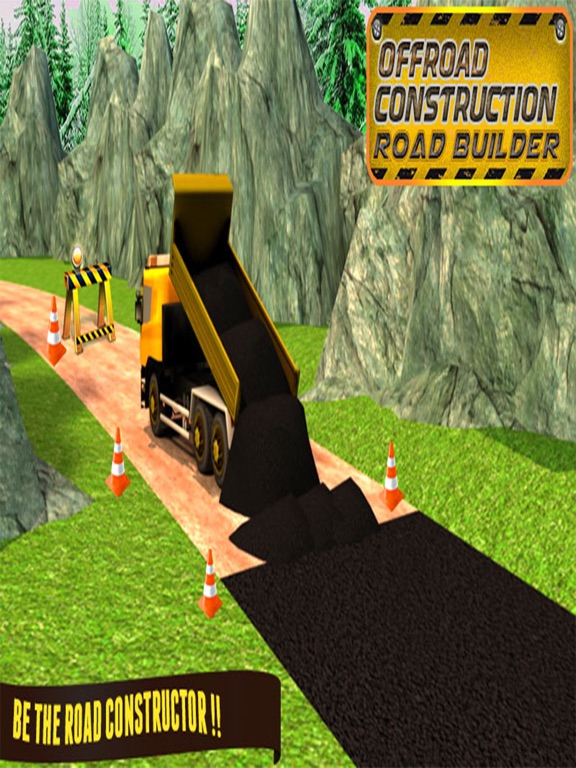 Offroad Construction Simulator - Road Builder iPad screenshot